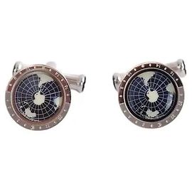 Abotoaduras Montblanc prata metal Prata