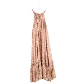 Vestido de seda beige Zimmermann Beige