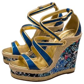 Emilio Pucci Patterned Wedge Sandals Multiple colors