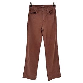 Jeans Mother marrones de algodón talla 25 Castaño