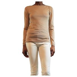 Brunello Cucinelli Neutrales Lurex-Feinstrickpullover - Größe S Andere