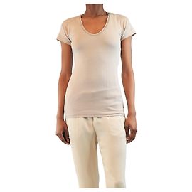 Brunello Cucinelli Beige short-sleeved top - size S Other