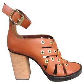Opening Ceremony Leather Sandals Light Brown Light brown
