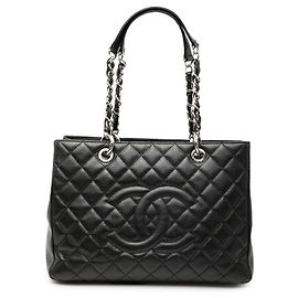 Chanel Gran Tote de Compras en Caviar Negro Negro
