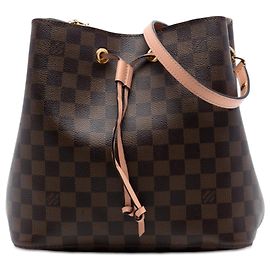 Louis Vuitton Borsa NeoNoe MM Damier Ebene Marrone Marrone