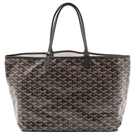 Goyard Black Goyardine Saint Louis PM Black
