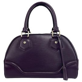 Louis Vuitton Purple Epi Bowling Montaigne PM Violet