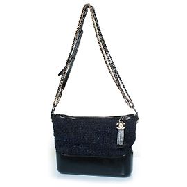 Chanel, Medium Gabrielle bolsa transversal de tweed Multicor