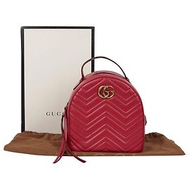 Gucci Sac à dos GG Marmont Rouge