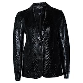 Blazer de python preto Alaïa Preto