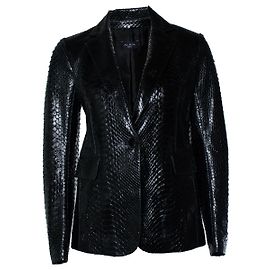 Blazer in pitone nero Alaïa Nero