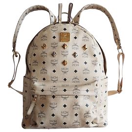 MCM Visetos Stark Backpack Brown
