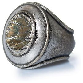 Maison Martin Margiela Maison Margiela, anello in argento e oro Argento Metallico
