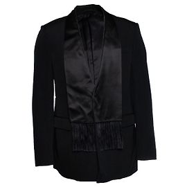 Givenchy, Blazer com lapela em preto Preto