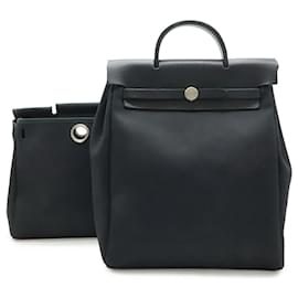 Hermès Hermes Ado PM Backpack 2WAY Black Black
