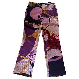 Versace Jeans Couture Pantalons Violet