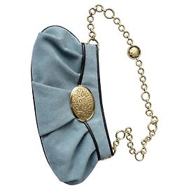 Pochette Lancel Brigitte Bardot Bleu Daim Bleu