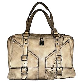 Borsa Yves Saint Laurent Muse Two Pelle Beige Beige