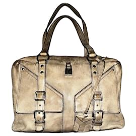 Sac à main Yves Saint Laurent Muse Two Cuir Beige Beige