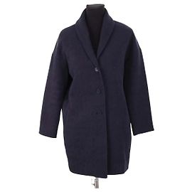 Ba&Sh Navy coat Navy blue