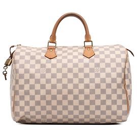 Louis Vuitton Damier Azur Speedy 35 Weiß