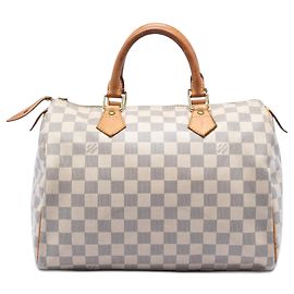 Louis Vuitton Damier Azur Speedy 30 Branco