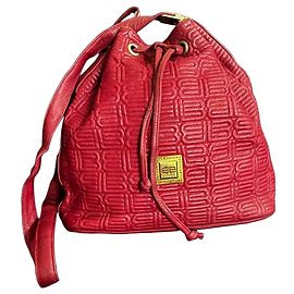 Beuteltasche Balenciaga Rotes gestepptes Leder Rot