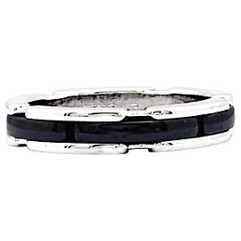 Chanel Ring, "Ultra", white gold, black ceramic. Other
