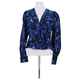 The Kooples Blaue Bluse Blau