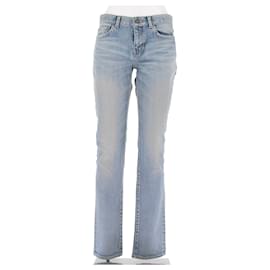 Vaqueros Saint Laurent de algodón azul Azul