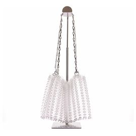 Sac à main Paco Rabanne 1969 transparent blanc Blanc