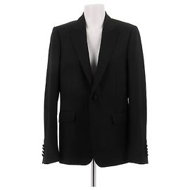 Céline Blazer aus Wolle Schwarz Schwarz