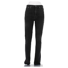 Vaqueros Saint Laurent negros de algodón Negro