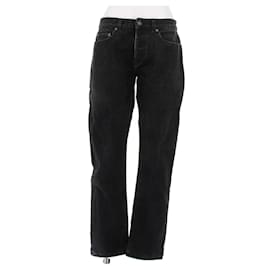 Vaqueros Saint Laurent negros de algodón Negro