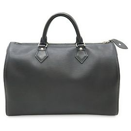 Sac à main Speedy 30 Epi de Louis Vuitton Noir