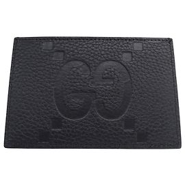 Gucci Jumbo GG Maxi Card Case Black