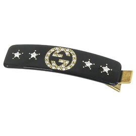 Clipe de cabelo Gucci 630703 I4772 Preto