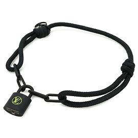 Pulsera de encanto de titanio Louis Vuitton Negro