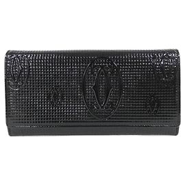 Cartera Larga Cartier Feliz Cumpleaños Negro