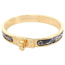 Hermès LES CLES Mini Click Kelly PM Charm Armband Blau