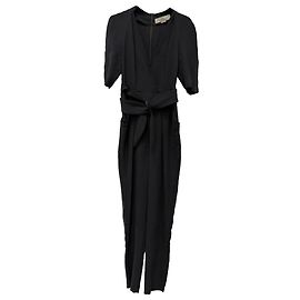 Stella Mc Cartney Tuta Stella McCartney in seta nera Nero