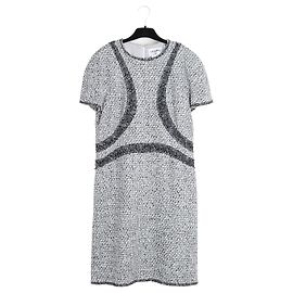 Chanel 2013 Vestido de Tweed Cinza Cinza