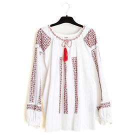 Céline Top Romy Branco Bordado Branco