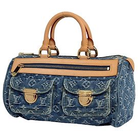 Sac Boston Neo Speedy Louis Vuitton Bleu
