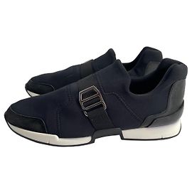 Hermès Black Neoprene Sneakers Black