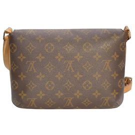 Louis Vuitton Musette Salsa Sac en Toile Monogram Marron