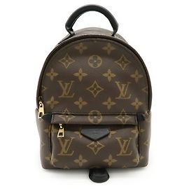 Louis Vuitton Monogram Palm Springs Mini Backpack Brown