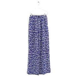 Balenciaga Calça larga azul Azul