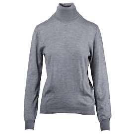 Suéter de lã cinza com gola alta Jil Sander Cinza