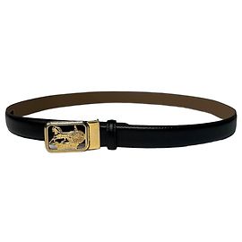 Céline Vintage Celine Leather Belt Black 107.5 cm Black